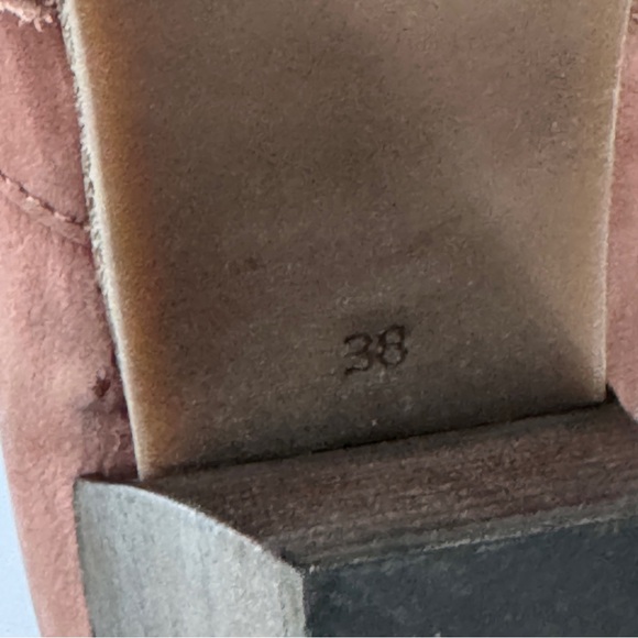 Blush Pink Suede Leni Ankle Boots by Holding Horses for Anthropologie Size 38 - Picture 7 of 13